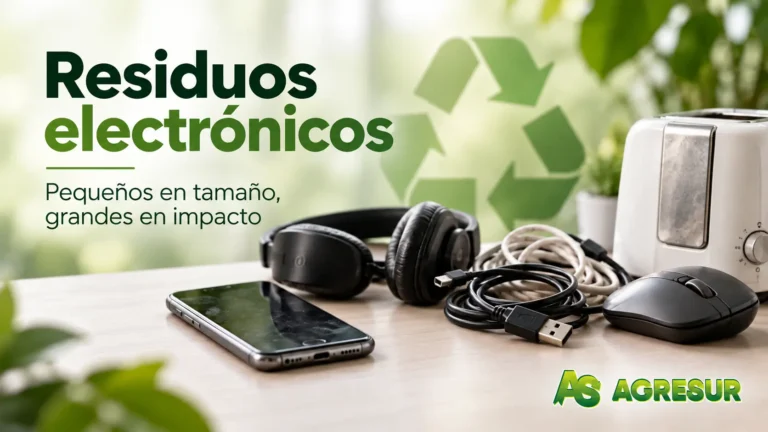 Residuos electrónicos: pequeños en tamaño, grandes en impacto